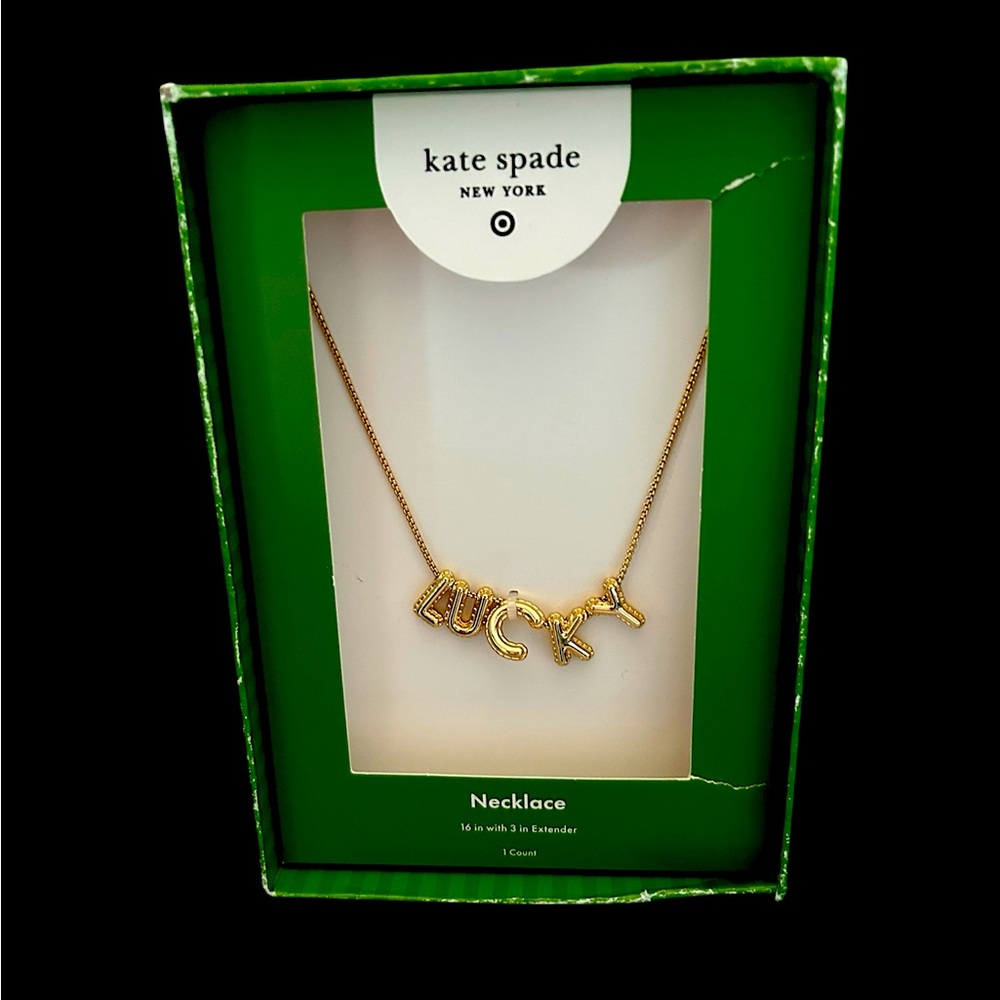 NWT Lucky Bubble Chain Necklace - kate spade new york x Target Gold